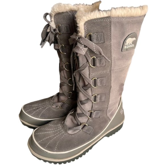 Sorel Tivoli IV Tall Waterproof Boots - Gray - 7 - Picture 1 of 10